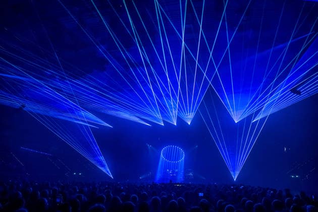 Christopher von Deylen aka Schiller during the opening concert of EUPHORIA In Surround Sound The Arena Tour 2026 on May 9, 2026 at the QUARTERBACK Immobilien ARENA in Leipzig The current tour presents the new album Euphoria with an immersive light and surround show Schiller 2026