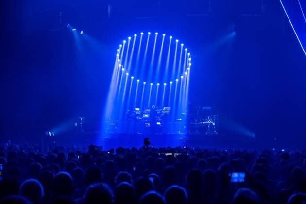 Christopher von Deylen aka Schiller during the opening concert of EUPHORIA In Surround Sound The Arena Tour 2026 on May 9, 2026 at the QUARTERBACK Immobilien ARENA in Leipzig The current tour presents the new album Euphoria with an immersive light and surround show Schiller 2026