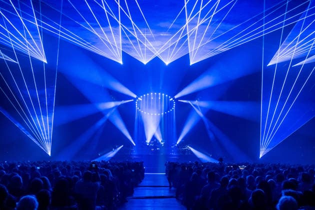 Christopher von Deylen aka Schiller during the opening concert of EUPHORIA In Surround Sound The Arena Tour 2026 on May 9, 2026 at the QUARTERBACK Immobilien ARENA in Leipzig The current tour presents the new album Euphoria with an immersive light and surround show Schiller 2026