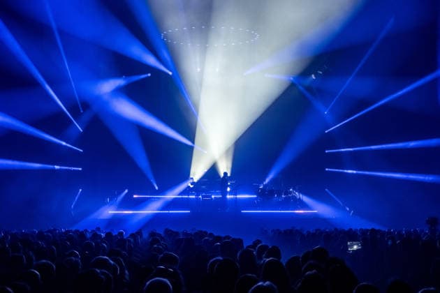 Christopher von Deylen aka Schiller during the opening concert of EUPHORIA In Surround Sound The Arena Tour 2026 on May 9, 2026 at the QUARTERBACK Immobilien ARENA in Leipzig The current tour presents the new album Euphoria with an immersive light and surround show Schiller 2026