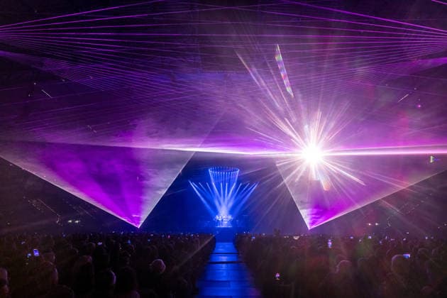 Christopher von Deylen aka Schiller during the opening concert of EUPHORIA In Surround Sound The Arena Tour 2026 on May 9, 2026 at the QUARTERBACK Immobilien ARENA in Leipzig The current tour presents the new album Euphoria with an immersive light and surround show Schiller 2026