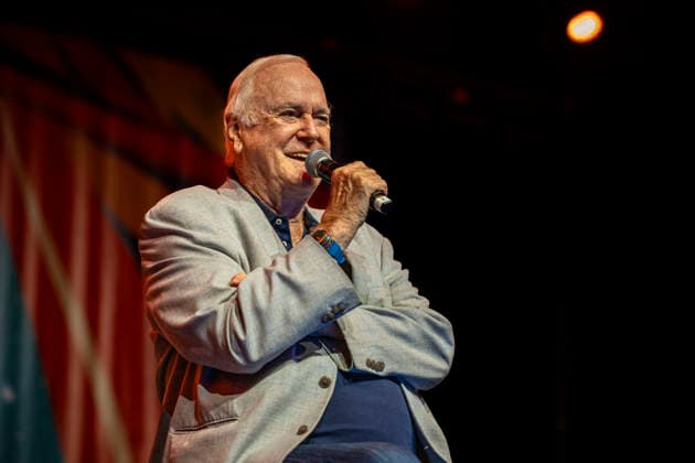 May 9, 2026, s-Hertogenbosch, Noord-Brabant, Netherlands: On May 9, 2026, actor and comedian JOHN CLEESE, participates in a Q&A session at Comic Con Holland in s-Hertogenbosch, Netherlands, May 9, 2026. s-Hertogenbosch Netherlands - ZUMAp202 20260509_zip_p202_012 Copyright: xJamesxPetermeierx