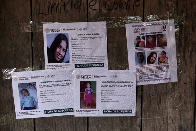 Search for missing migrants in Chiapas CHIAPAS, MEXICO - MAY 09: A brigade of mothers, families, and activists, accompanied by military and police personnel, conduct a search operation for missing migrants in the community of San Jose El Hueyate in Chiapas, Mexico, on May 09, 2026. The operation aims to locate more than 80 people, including children and adults from Cuba, Ecuador, and Central America, who disappeared along the Pacific coast while being trafficked toward the United States. Jose Torres Anadolu Chiapas Mexico. Editorial use only. Please get in touch for any other usage. Copyright: x2026xAnadoluxJosexTorresx