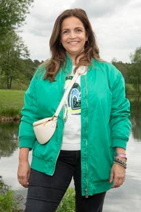 ABB PROMIGOLF Rebecca Immanuel Actress as guest at the first Charity Promi AM Golf Tournament for the benefit of Kinderwohl Berlin and Geka e V at the Golf and Country Club am Motzener See in Mittenwalde Brandenburg on 09 05 2026 Brandenburg Germany