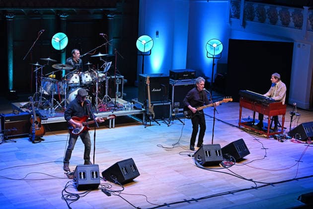 Bruce Foxton performing at Cadogan Hall in London LONDON, ENGLAND - MAY 09: Craig Joiner, Mark Brezezicki, Bruce Foxton and Andy Fairclough performing at Cadogan Hall on May 09, 2026 in London, England. CAP MAR MAR Great Britain Copyright: xMartinxHarris CapitalxPicturesx