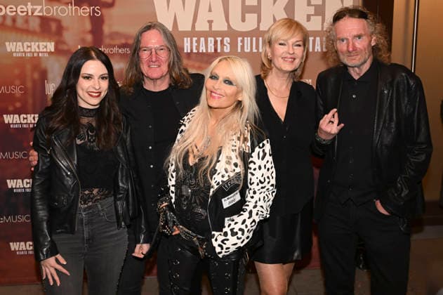 Jennifer Haben, Thomas Jensen, Doro Pesch, Cordula Kablitz Post and Holger Hübner at the premiere of the Magenta TV documentary Wacken Hearts Full of Metal at the DOK fest München 2026 in the Deutsches Theater Munich, 09 05 2026 Foto:xR.xHeinex xFuturexImagex wacken_6511