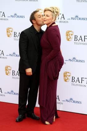 The 2026 BAFTA Television Awards in London. Stephen Graham kisses Hannah Walters at the 2026 BAFTA Television Awards at the Royal Festival Hall in London, England. London Royal Festival Hall UK Copyright: xFredxDuvalx