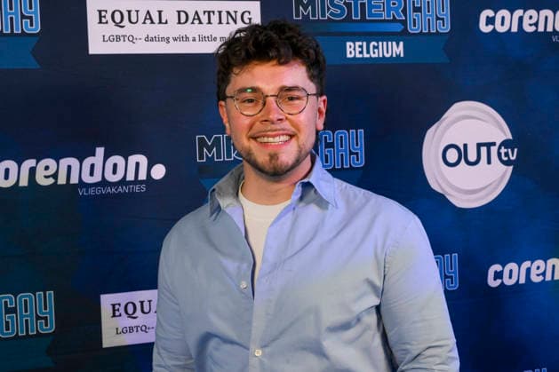 Mister Gay Belgium - Kick Off Antwerpen, 10 05 2026 : Presentation of the 12 finalists of Mister Gay Belgium . Pix : Brecht Degeyter . Credit : Peter De Smest CC . Antwerpen Belgium  Copyright: xContentxCurationx PeterxDexSmedtx xCCx
