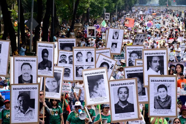 Mothers Demand Justice For Their Missing Relatives On a Mother s Day Demonstration Hundreds of people take part during a Mother s Day demonstration, demanding justice for their missing relatives. on May 10, 2026 in Mexico City, Mexico. (Photo by Luis Barron Eyepix Group) Copyright: xLuisxBarronx xEyepixxGroupx LB_10052026_183603