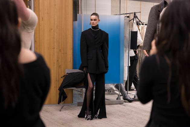 AUSTRALIAN FASHION WEEK, Models prepare backstage ahead of the Toni Maticevski Runway Show during AFC Australian Fashion Week at the Collider, in Sydney, Monday, May 11, 2026. ( NO ARCHIVING SYDNEY NEW SOUTH WALES AUSTRALIA  Copyright: xANNAxKUCERAx 20260511197429332191
