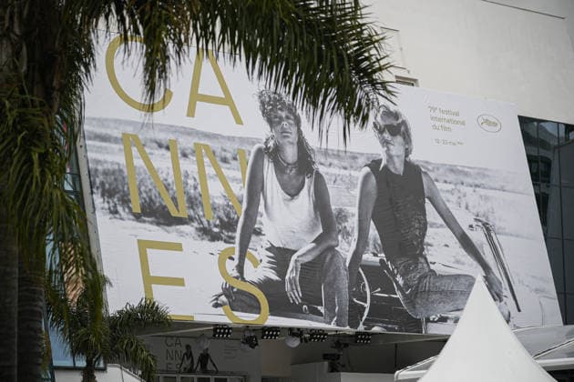 Illustration of the Palais des Festivals featuring the poster for the 79th Cannes International Film Festival on 10 May 2026 The Cannes Film Festival will take place from 12 to 23 May 2026 Lionel Urman Bestimage An illustration of the Palais des Festivals featuring the poster for the 79th Cannes International Film Festival on 10 May 2026 The Cannes Film Festival will take place from 12 to 23 May 2026 Cannes France  Copyright: xLIONELxURMANxx xBESTIMAGExLIONELxURMANxx xBESTIMAGEx