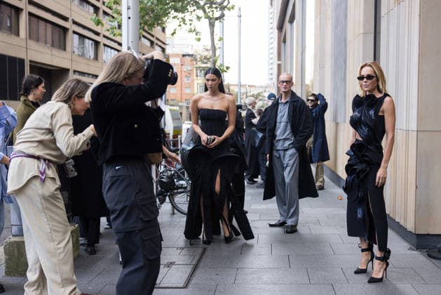 AUSTRALIAN FASHION WEEK, Guests arrive for the Toni Maticevski Runway Show during AFC Australian Fashion Week at the Collider, in Sydney, Monday, May 11, 2026. ( NO ARCHIVING SYDNEY NEW SOUTH WALES AUSTRALIA  Copyright: xANNAxKUCERAx 20260511131227310492