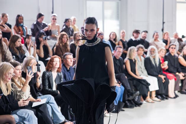 AUSTRALIAN FASHION WEEK, Models walk the runway during the Toni Maticevski Runway Show during AFC Australian Fashion Week at the Collider, in Sydney, Monday, May 11, 2026. ( NO ARCHIVING SYDNEY NEW SOUTH WALES AUSTRALIA  Copyright: xANNAxKUCERAx 20260511113275737375