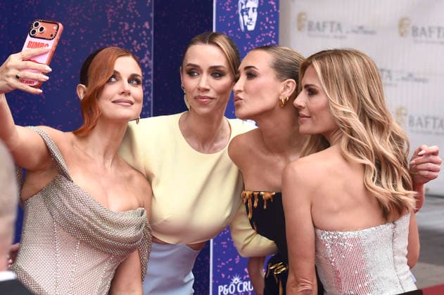 Ashley James, Una Healy, Georgia Harrison and Zoe Hardmanat the BAFTA TV Awards 2026 at the Royal Festival Hall London, 10 05 2026 Foto:xS.xVasx xFuturexImagex bafta_6534