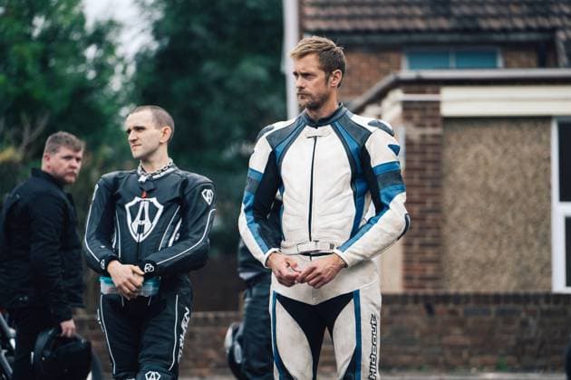 PILLION, from left: Harry Melling, Alexander Skarsgard, 2025. ph: Chris Harris A24 Courtesy Everett CollectionMCDPILL EC034 PUBLICATIONXNOTxINxCANxCHNxFRAxITAxJPNxNORxPOLxRUSxESPxUKxUSA Copyright: xx MCDPILL EC034 MCDPILL_EC034_H