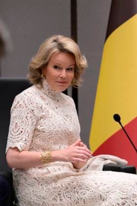 Queen Mathilde Attends 2026 Turkey Economic Mission ISTANBUL, TURKEY - MAY 11: Queen Mathilde of Belgium pictured during the official launch event of the mission in presence of the Minister of Trade during the Belgian Economic Mission to the Republic of Turkey on May 11, 2026 in Istanbul, Turkey, 11 05 2026 Istanbul Turkey  Copyright: xPhilipxReynaersx