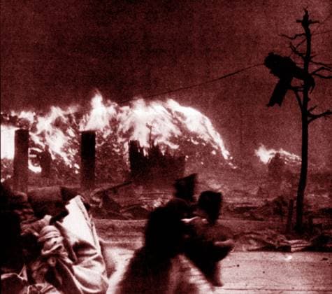 RECORD DATE NOT STATED World War II, after the explosion of the atom bomb in August 1945Hiroshima World War II, firestorms after the explosion of the atom bomb in August 1945 Hiroshima, Japan Editorial use only. All other uses to be cleared with the copyright owner (World History Archive), in advance., WHA_059_0765.jpg, World War II; firestorms; explosion; atom bomb; August 1945; Hiroshima; Japan; devastation; destruction; aftermath; nuclear warfare; mushroom cloud; atomic bomb; war; tragedy; bombing; city; ruins; fire; destruction; atomic explosion; wartime; historical; disaster; devastation; Hiroshima bombing; atomic warfare; nuclear bomb; WWII; Hiroshima aftermath. Copyright: xWorldxHistoryxArchive ARPLx