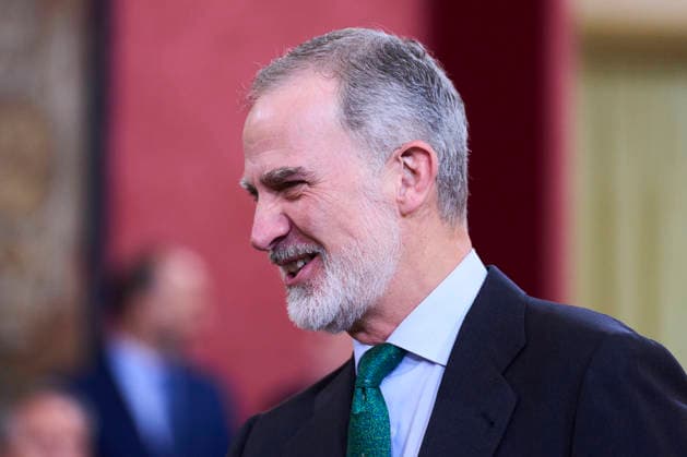 11-05-2026 Madrid King Felipe during a meeting with the winners of the 44th edition of the school competition, What is a king to you? at the El Pardo palace in Madrid. No Spain Â  Copyright: xPPEx