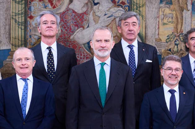 May 11, 2026, Madrid, Madrid, Spain: King Felipe VI of Spain attends an audience with the winners of the 44th edition of the School Competition What is a King to you? at El Pardo Royal Palace on May 11, 2026 in Madrid, Spain Madrid Spain  - ZUMAg15_ 20260511_zaf_g15_014 Copyright: xJackxAbuinx