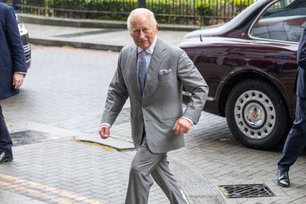 May 11, 2026, London, England, United Kingdom: King CHARLES III arrives at GuyÃ¢â‚¬â ¢s NHS Cancer Centre ahead of a visit. London United Kingdom  - ZUMAs262 20260511_zip_s262_002 Copyright: xTayfunxSalcix