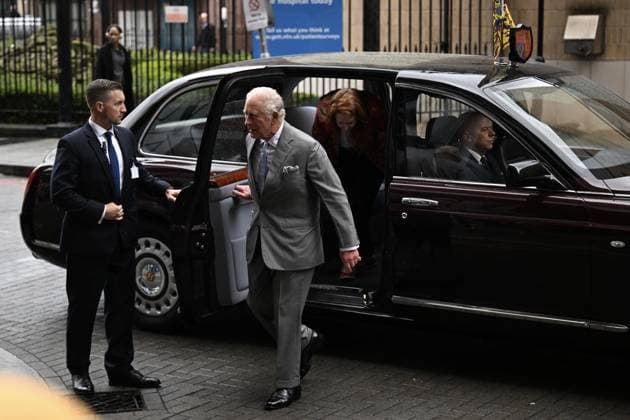 King Charles III visits Guy’s Hospital LONDON, UNITED KINGDOM - MAY 11: King Charles III visits the Cancer Centre at Guy’s Hospital as part of the 300th anniversary celebrations of Guy’s Hospital in London, United Kingdom, on May 11, 2026. Rasid Necati Aslim Anadolu London United Kingdom. Editorial use only. Please get in touch for any other usage.  Copyright: x2026xAnadoluxRasidxNecatixAslimx