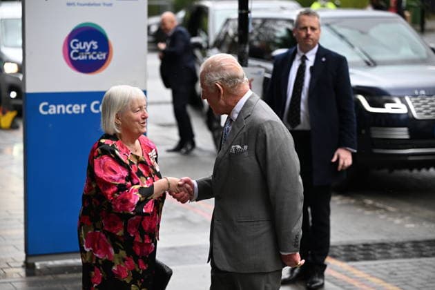 King Charles III visits Guy’s Hospital LONDON, UNITED KINGDOM - MAY 11: King Charles III visits the Cancer Centre at Guy’s Hospital as part of the 300th anniversary celebrations of Guy’s Hospital in London, United Kingdom, on May 11, 2026. Rasid Necati Aslim Anadolu London United Kingdom. Editorial use only. Please get in touch for any other usage.  Copyright: x2026xAnadoluxRasidxNecatixAslimx
