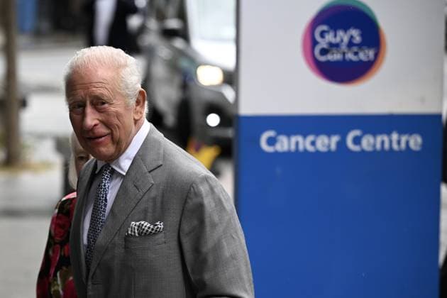 King Charles III visits Guy’s Hospital LONDON, UNITED KINGDOM - MAY 11: King Charles III visits the Cancer Centre at Guy’s Hospital as part of the 300th anniversary celebrations of Guy’s Hospital in London, United Kingdom, on May 11, 2026. Rasid Necati Aslim Anadolu London United Kingdom. Editorial use only. Please get in touch for any other usage.  Copyright: x2026xAnadoluxRasidxNecatixAslimx