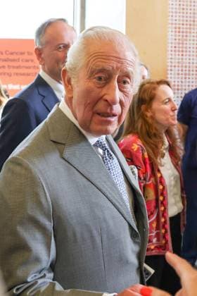 May 11, 2026, London, London, UK: London, UK. King Charles III arrives at Guy s Hospital in central London to mark its 300th anniversary and visit the hospitalÃ¢â‚¬â ¢s cancer centre. During the visit, King Charles heard from doctors and researchers about their work using AI and robotics to treat patients and was shown a demonstration of a robot-assisted surgical system. In the Chemotherapy Village, the King spoke with patients receiving cancer treatment under the care of the hospital before unveiling a plaque to commemorate the visit and mark the hospitalÃ¢â‚¬â ¢s 300th anniversary. London UK  - ZUMAl94_ 20260511_zaf_l94_011 Copyright: xDinendraxHariax