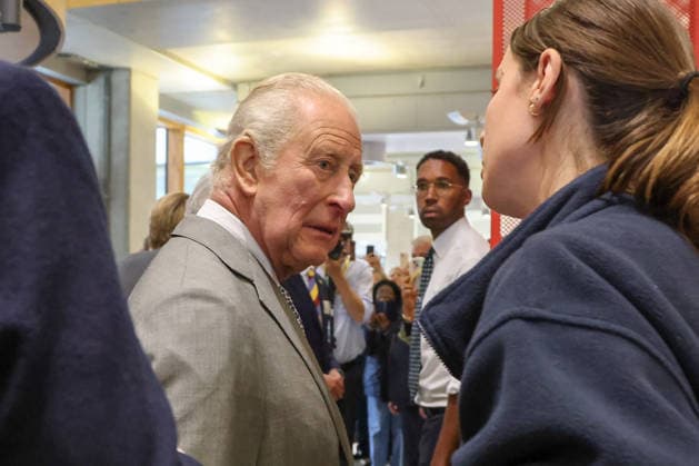 May 11, 2026, London, London, UK: London, UK. King Charles III arrives at Guy s Hospital in central London to mark its 300th anniversary and visit the hospitalÃ¢â‚¬â ¢s cancer centre. During the visit, King Charles heard from doctors and researchers about their work using AI and robotics to treat patients and was shown a demonstration of a robot-assisted surgical system. In the Chemotherapy Village, the King spoke with patients receiving cancer treatment under the care of the hospital before unveiling a plaque to commemorate the visit and mark the hospitalÃ¢â‚¬â ¢s 300th anniversary. London UK  - ZUMAl94_ 20260511_zaf_l94_016 Copyright: xDinendraxHariax