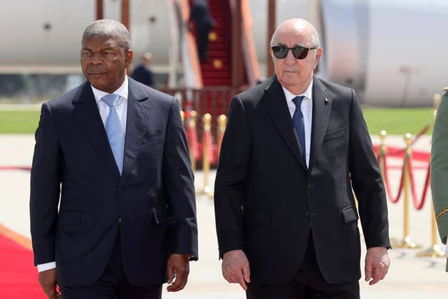 RECORD DATE NOT STATED President de la Republique Abdelmadjid Tebboune Recoit Joao Lou President de la Republique, Abdelmadjid Tebboune R , Recoit a alger en Algerie le 11 Mai 2026, le President de la Republique dAngola, Joao Lourenco, qui effectue une visite dEtat en Algerie Photo APP via Presidence Algreienne Alger Algeria Copyright: xAlgÃ riexPressexPhotosxAPPxAlgÃ riexPressexPhotox Joao Lourenco en AlgÃ rie (3)