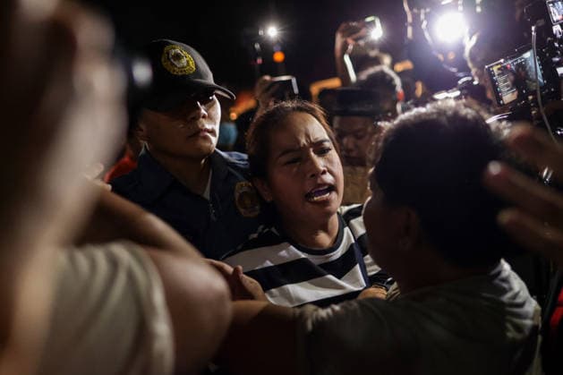Supporters of former President Duterte protest outside Senate of the Philippines Supporters of former Philippines President Rodrigo Duterte scuffle with police during a protest against the arrest warrant of former Philippine National Police Chief and current Philippine Senator Ronald dela Rosa at the Philippine Senate in Manila, Philippines on May 11, 2026. The International Criminal Court (ICC) has issued an arrest warrant for the former Philippine National Police Chief Ronald dela Rosa in connection with his role in former Philippine President Rodrigo Duterte s war on drugs. MANILA PHILIPPINES  Copyright: xMatrixxImages MarkxCristinox