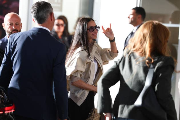 May 11, 2026, Cannes, Cote D azur, France: DEMI MOORE arrives for the official Jury Dinner of the 79th Annual Cannes Film Festival in Cannes, France Cannes France - ZUMAc179 20260511_zep_c179_004 Copyright: xMickaelxChavetx