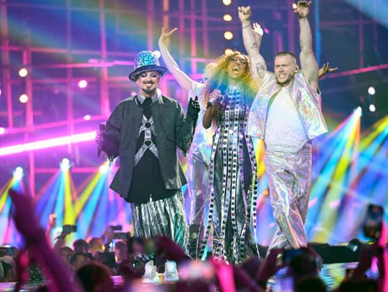 WIEN, ÖSTERRIKE 20260511 Senhit som representerar San Marino med bidraget Superstar under det andra genrepet inför semifinal 1 av den 70:e upplagan av Eurovision Song Contest (ESC) i Wiener Stadthalle i Wien, Österrike, mandag 11 maj 2026. WIEN ÖSTERRIKE x10070x *** VIENNA, AUSTRIA 20260511 Senhit representing San Marino with the entry Superstar during the second rehearsal for the semi-final 1 of the 70th edition of the Eurovision Song Contest ESC in Wiener Stadthalle in Vienna, Austria, on Monday, May 11, 2026 VIENNA AUSTRIA x10070x  Copyright: xJessicaxGow TTx EUROVISION 2026 GENREP 2 SEMIFINAL 1 auqTkgSUnUE