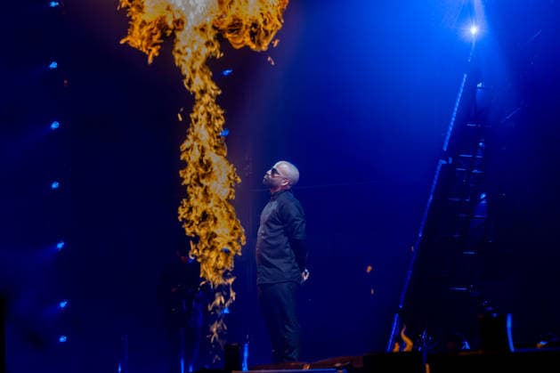 Arcangel concert at the Movistar Arena FILE photo American artist Arcangel during a performance at the Movistar Arena, on May 11, 2026, in Madrid Spain The concert is part of his world tour La 8va Maravilla World Tour 20 Aniversario, with which he celebrates two decades of career as one of the great icons of reggaeton and Latin trap Espana  Copyright: xRicardoxRubiox 7516282