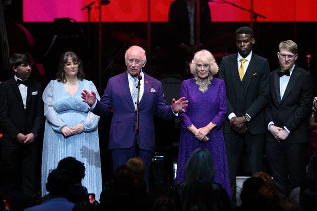 King Charles and Queen Camilla attend A King s Trust Celebration King Charles and Queen Camilla attend A King s Trust Celebration to mark the 50th anniversary of the charity. The King s Trust, formerly known as The Prince s Trust, helps those from disadvantaged communities, at the Royal Albert Hall, London, UK, on the 11th May 2026. Picture by Adrian Dennis WPA-Pool London Royal Albert Hall London United Kingdom  WHA-0817