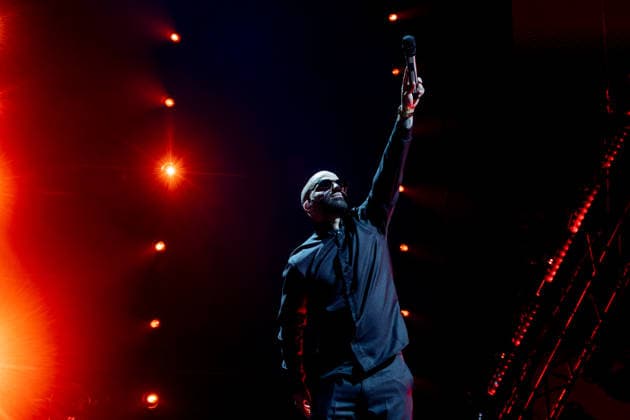 Arcangel concert at the Movistar Arena FILE photo American artist Arcangel during a performance at the Movistar Arena, on May 11, 2026, in Madrid Spain The concert is part of his world tour La 8va Maravilla World Tour 20 Aniversario, with which he celebrates two decades of career as one of the great icons of reggaeton and Latin trap Espana  Copyright: xRicardoxRubiox 7516300