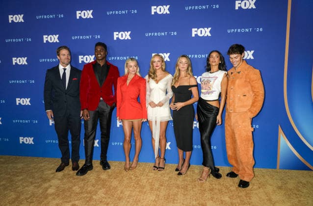 2026 FOX Upfront held at 151 West 55th Street Featuring: Cast of Baywatch, Thaddeus LaGrone, Livvy Dunne, Jessica Belkin, Stephen Amell, Hassie Harrison, Shay Mitchell, Brooks Nader, Noah Beck Where: New York, New York, United States When: 11 May 2026 Credit: Jennifer Graylock INSTARimages EDITORIAL USE ONLY. NOT FOR USE BY NEWSPAPERS BASED IN THE UK. Copyright: xx instar55681659