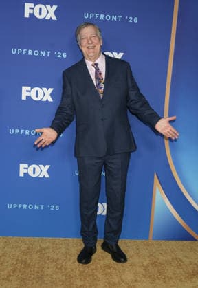 2026 FOX Upfront held at 151 West 55th Street Featuring: Stephen Fry Where: New York, New York, United States When: 11 May 2026 Credit: Jennifer Graylock INSTARimages EDITORIAL USE ONLY. NOT FOR USE BY NEWSPAPERS BASED IN THE UK. Copyright: xx instar55681582