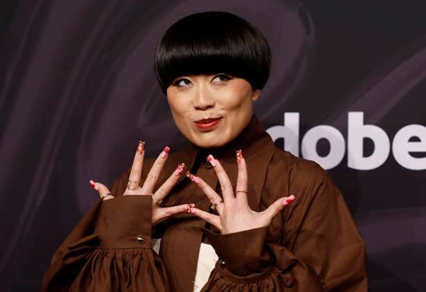 Atsuko Okatsuka arrives on the red carpet at the 30th Annual Webby Awards at Cipriani Wall Street on Monday, May 11, 2026 in New York City.  NYP20260511213 JOHNxANGELILLO