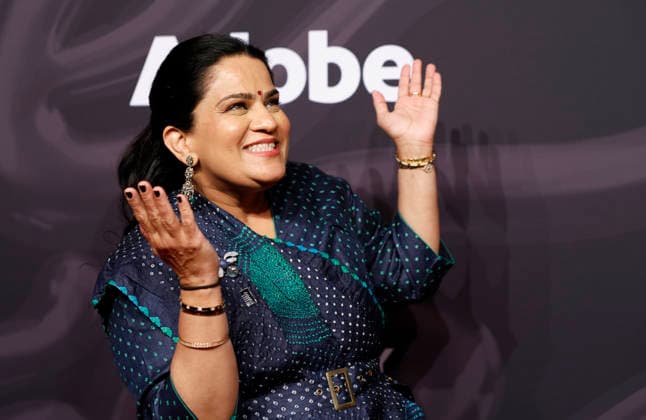 Zarna Garg arrives on the red carpet at the 30th Annual Webby Awards at Cipriani Wall Street on Monday, May 11, 2026 in New York City.  NYP20260511217 JOHNxANGELILLO