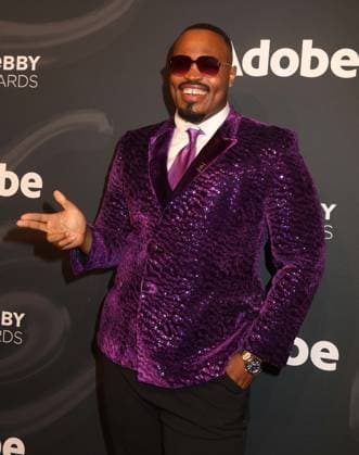 May 11, 2026, New York, New York, USA: Artist THADDEUS COATES also known as HIPPY POTTER seen during the red carpet arrivals for the 30th Annual Webby Awards held at Cipriani Wall Street. New York USA  - ZUMAk03_ 20260511_zaf_k03_022 Copyright: xNancyxKaszermanx