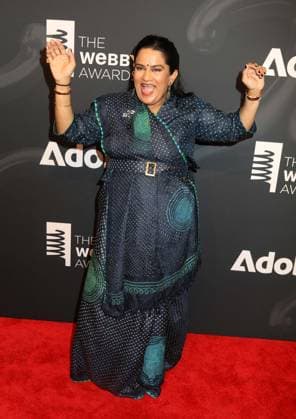 May 11, 2026, New York, New York, USA: Indian comedian ZARNA GARG seen during the red carpet arrivals for the 30th Annual Webby Awards held at Cipriani Wall Street. New York USA - ZUMAk03_ 20260511_zaf_k03_020 Copyright: xNancyxKaszermanx