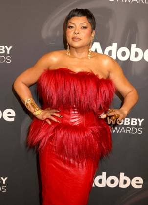 May 11, 2026, New York, New York, USA: Actor TARAJI P. HENSON seen during the red carpet arrivals for the 30th Annual Webby Awards held at Cipriani Wall Street. New York USA  - ZUMAk03_ 20260511_zaf_k03_081 Copyright: xNancyxKaszermanx