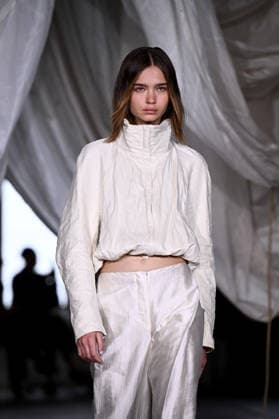 AUSTRALIAN FASHION WEEK, A model walks the runway wearing creations by Australian designer Bianca Spender, during Australian Fashion Week in Sydney, Tuesday, May 12, 2026. ( NO ARCHIVING SYDNEY NEW SOUTH WALES AUSTRALIA  Copyright: xDANxHIMBRECHTSx 20260512196380800335