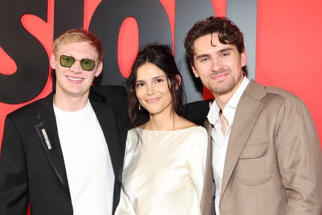 LOS ANGELES, CALIFORNIA - MAY 11: Curry Barker, Inde Navarrette and Michael Johnston at the screening of Obsession at the Hollywood Legion Theater on May 11, 2026 Copyright: xAdMediax xMediaPunchx