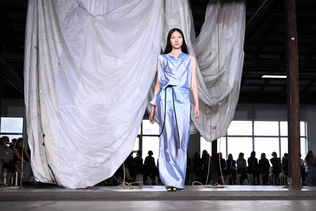 AUSTRALIAN FASHION WEEK, A model walks the runway wearing creations by Australian designer Bianca Spender, during Australian Fashion Week in Sydney, Tuesday, May 12, 2026. ( NO ARCHIVING SYDNEY NEW SOUTH WALES AUSTRALIA  Copyright: xDANxHIMBRECHTSx 20260512126967890521