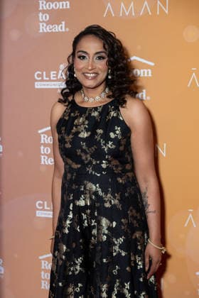 2026 Room to Read Gala, New York, USA - 11 May 2026 Dr. Geetha Murali attends the Room to Read 2026 New York Gala at 583 Park Avenue on May 11, 2026 in New York City. New York United States Copyright: xRonxAdarx xSOPAxImagesx _radar_r2r_20260511_00072