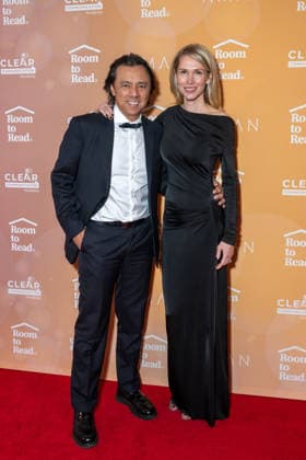 May 11, 2026, New York, United States: (L-R) Antonio Alvarez III and Olena Alvarez attend the Room to Read 2026 New York Gala at 583 Park Avenue on May 11, 2026 in New York City. New York United States - ZUMAs197 20260511_aaa_s197_227 Copyright: xRonxAdarx