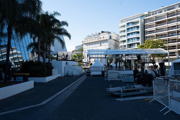 Cannes - Preparations General views of preparations on the Croisette during the 79th annual Cannes Film Festival on May 11, 2026 in Cannes, France. Photo by LounisPhotography ABACAPRESS.COM Cannes France  Copyright: xLounisPhotography ABACAx