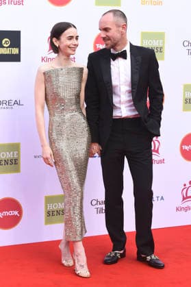 Lily Collins with husband Charlie McDowell at the 50th anniversary of the Kings Trust Awards 2026 at the Royal Festival Hall London, 11 05 2026 Foto:xS.xVasx xFuturexImagex kings_trust_6623